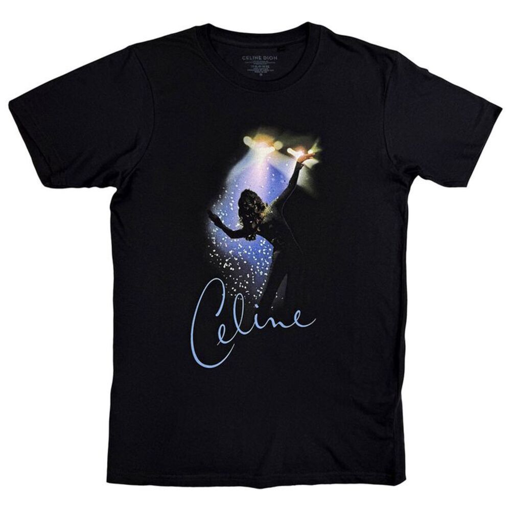 Celine Dion Unisex Adult Spotlight T-Shirt / Black